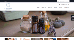 Desktop Screenshot of lamour-massage.com
